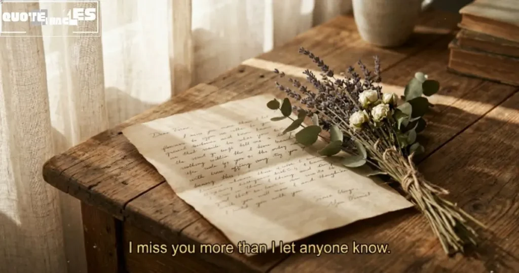 Touching Miss You Quotes