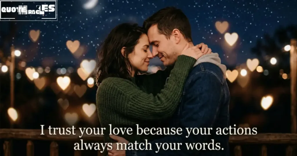 Trust and Believe Message to My Love