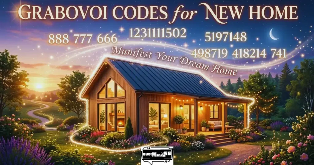 grabovoi codes for new home