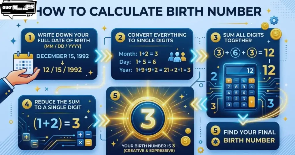 how to calculate birth number