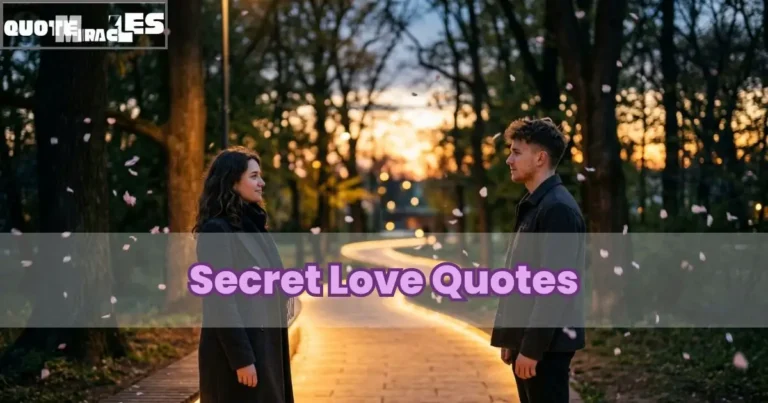 Secret Love Quotes