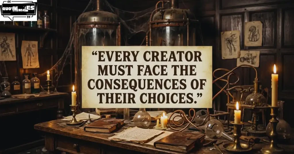 Frankenstein Quotes About Responsibility