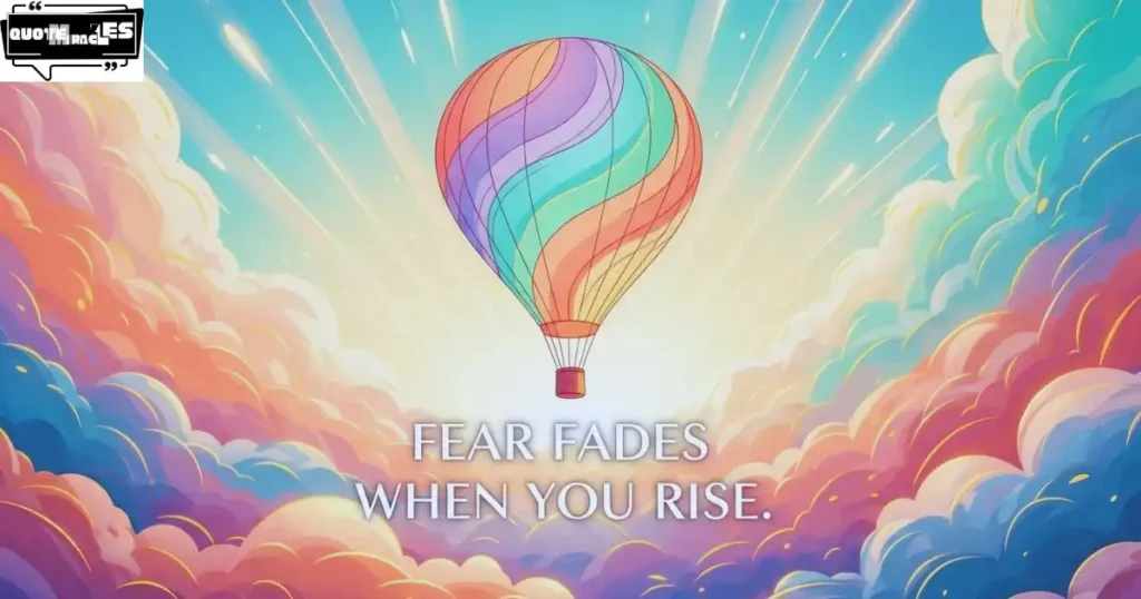 Hot Air Balloon Sayings About Overcoming Fear