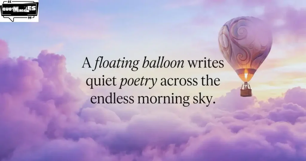 Poetic Hot Air Balloon Sayings Inspired by the Sky
