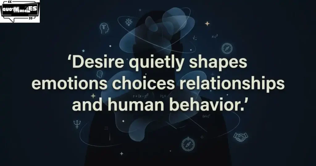Psychological Desire Quotes About Human Nature