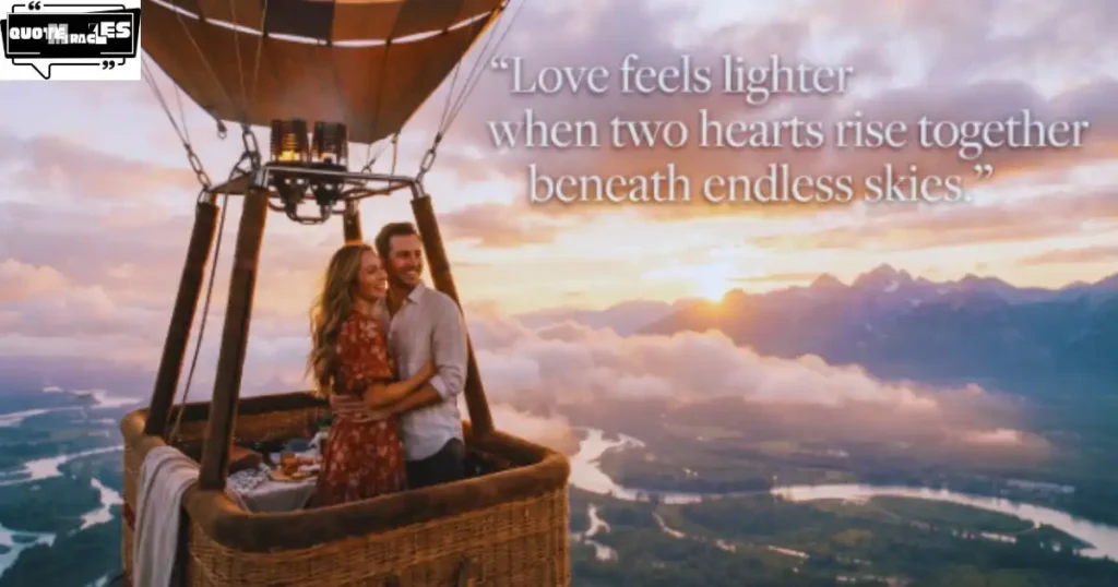 Romantic Hot Air Balloon Quotes for Couples