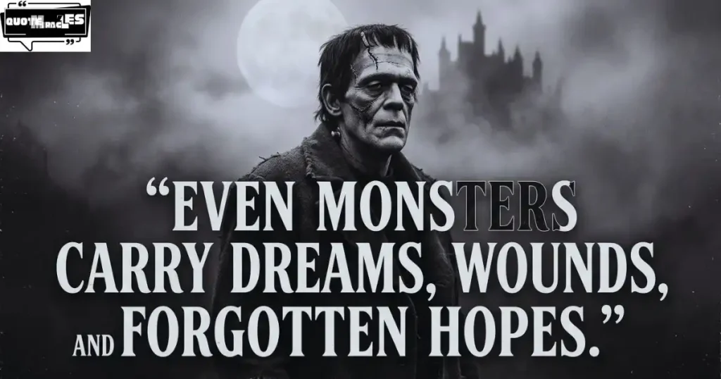 Short Frankenstein quotes for Instagram captions