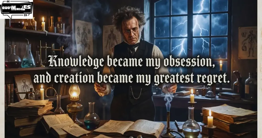 Victor Frankenstein quotes