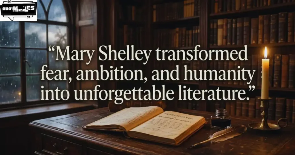 mary shelley frankenstein quotes