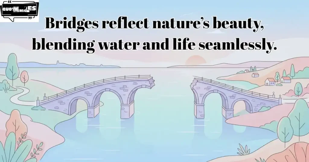 Aesthetic Bridge Quotes for Scenic Photography