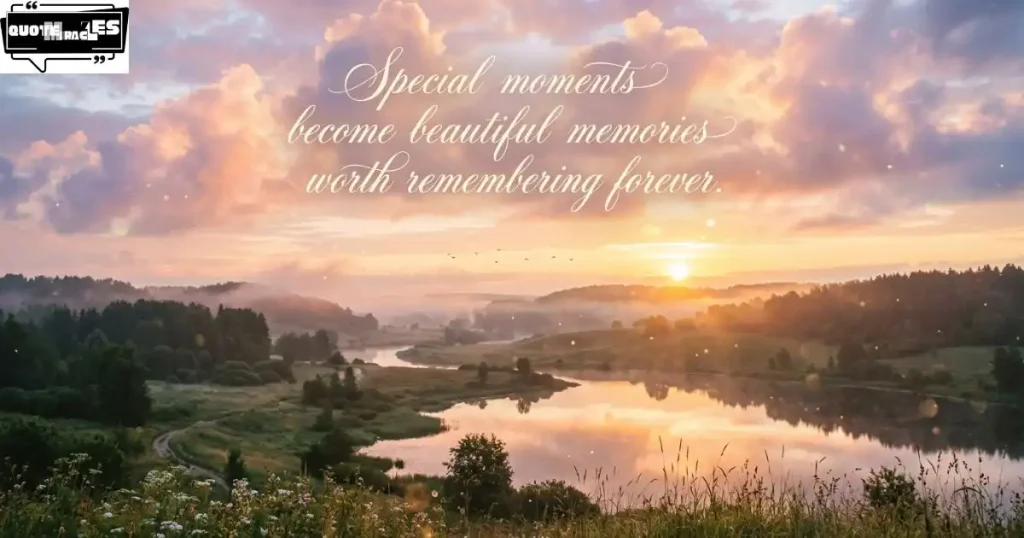 Beautiful Memories Quotes About Special Moments