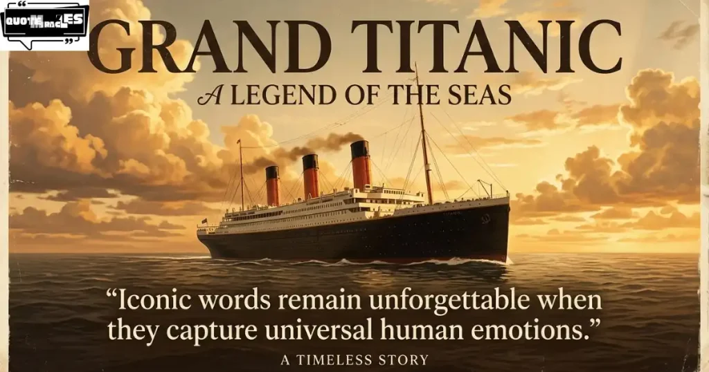 Iconic Titanic Quotes Everyone Remembers