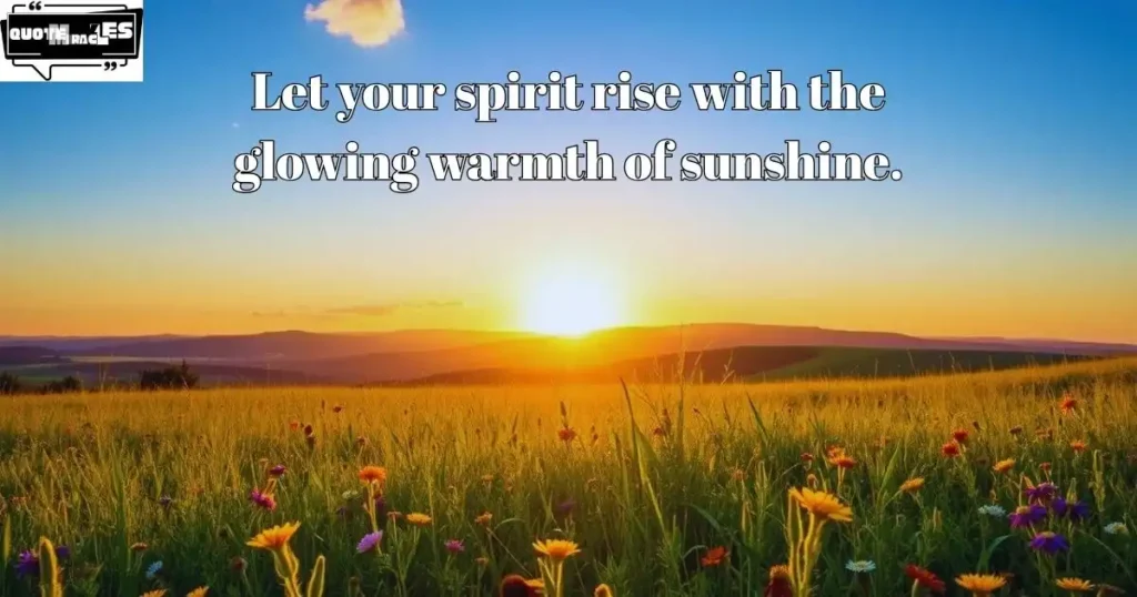 Inspirational Sunshine Quotes