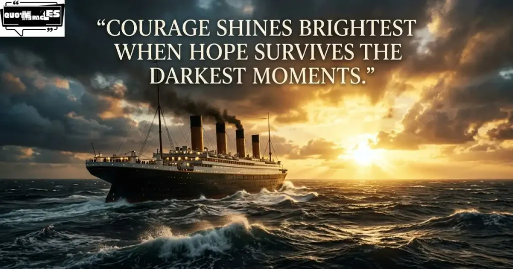 Inspirational Titanic Quotes About Hope & Courage