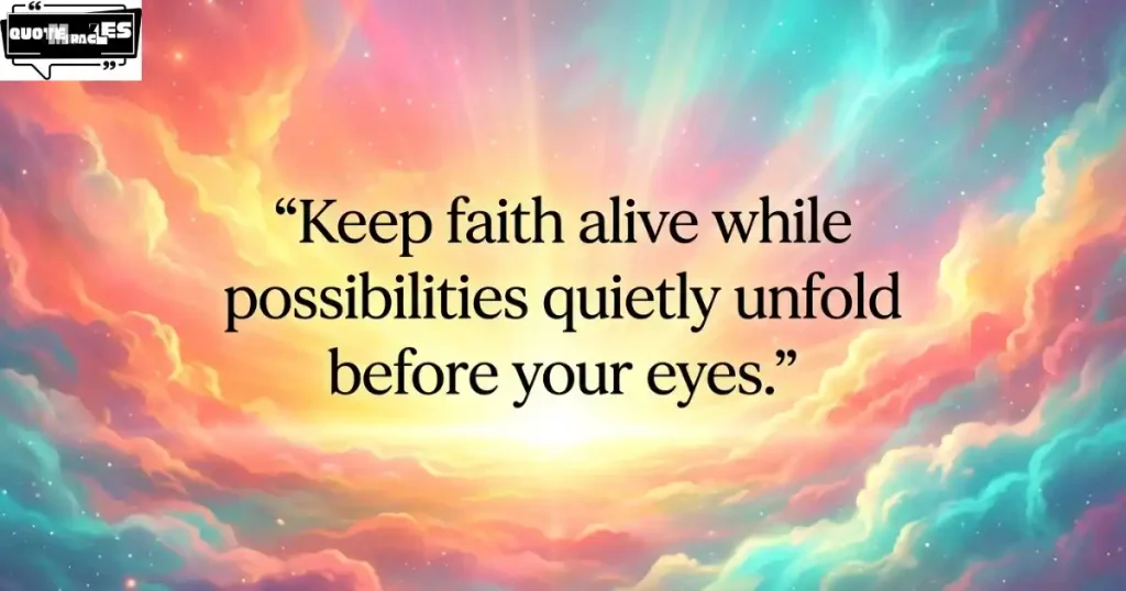 Law of Attraction Quotes About Hope, Faith & Possibility