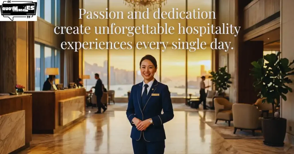 Motivational Hospitality Quotes for Hospitality Professionals