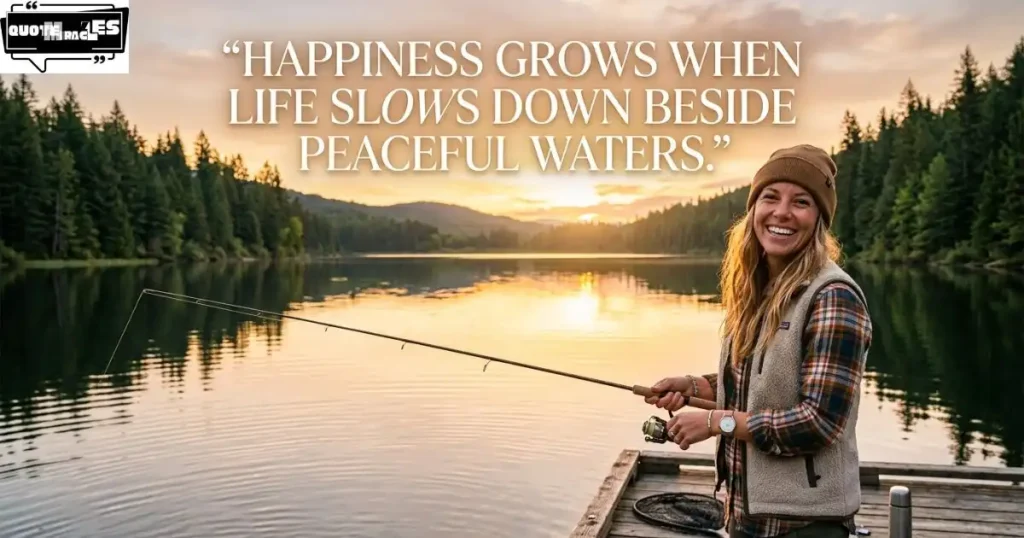 Positive Fishing Quotes About Happiness & Life