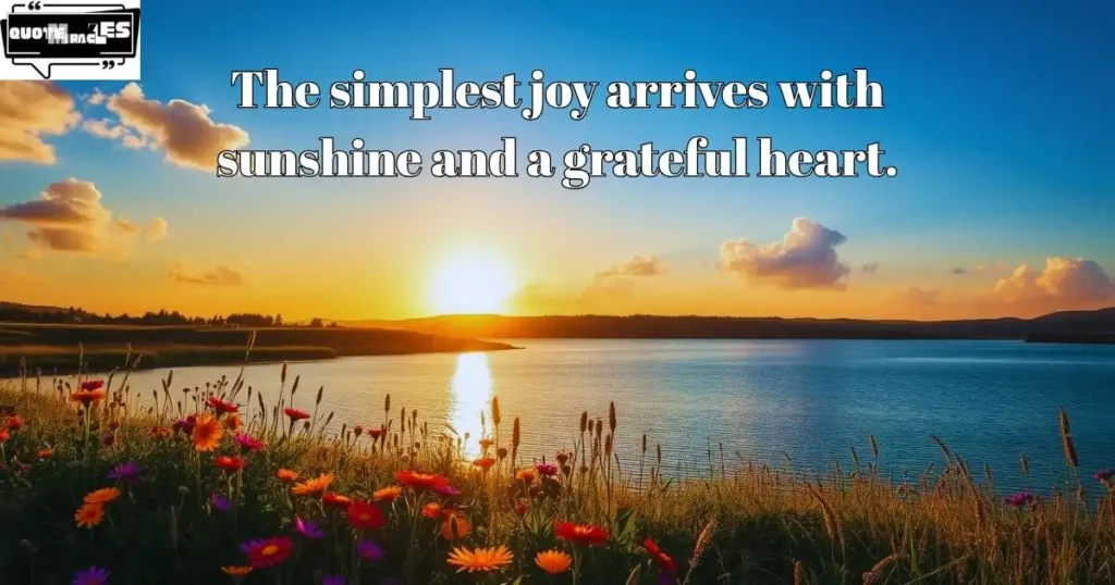 Positive Sunshine Quotes