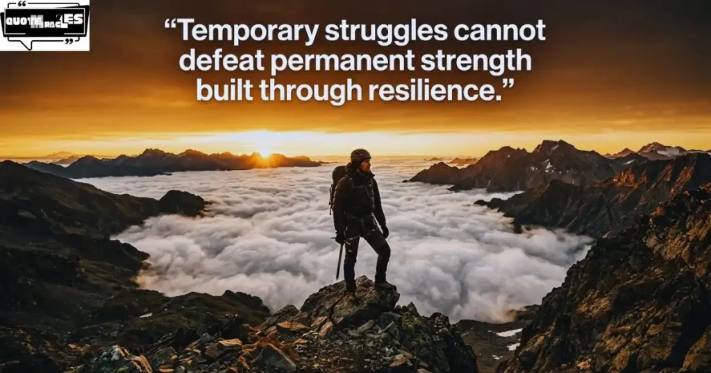 Powerful Temporary Quotes About Strength & Resilience