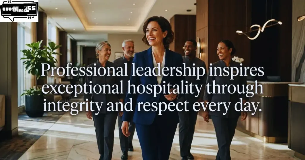 Professional Hospitality Quotes for Work & Leadership
