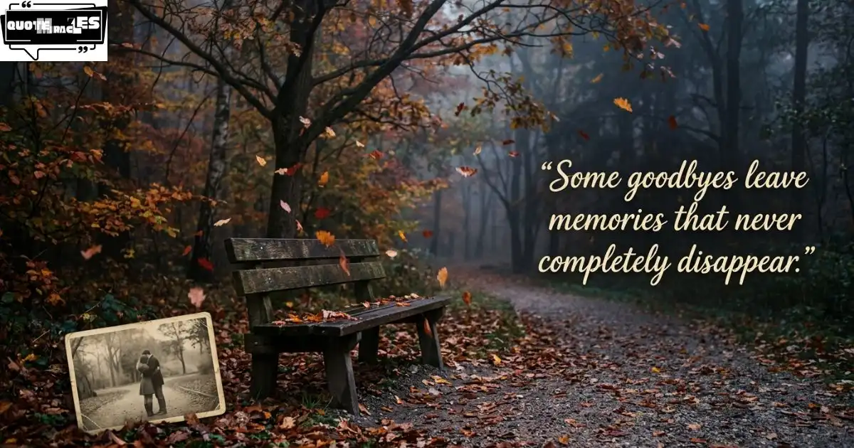 Sad Memories Quotes About Loss & Goodbye