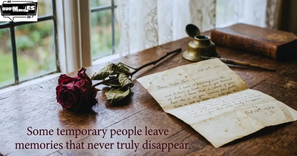 Sad Temporary Quotes About People Who Come & Go