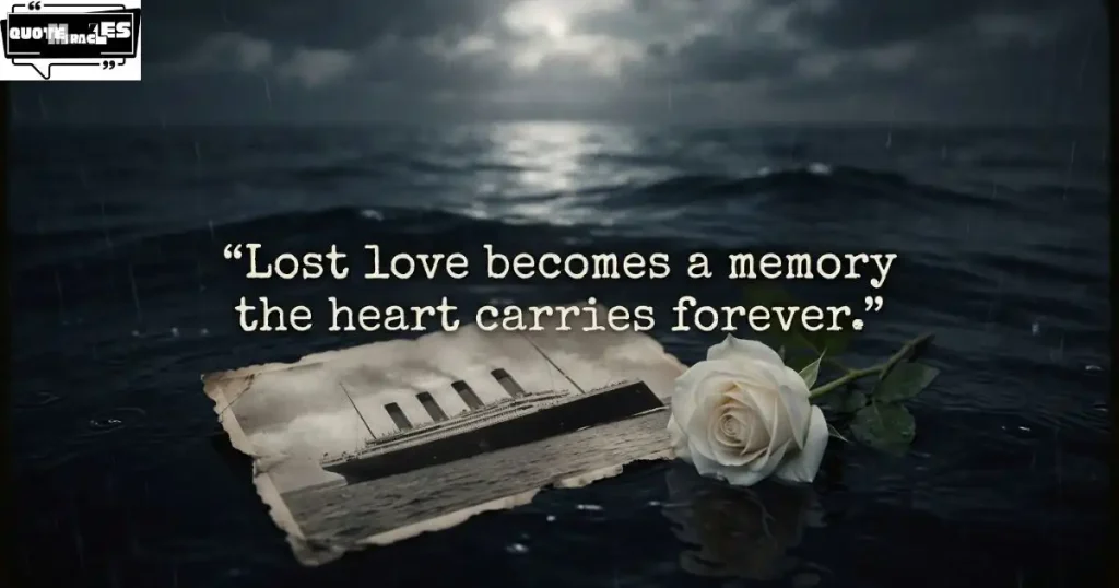 Sad Titanic Quotes About Lost Love & Memories