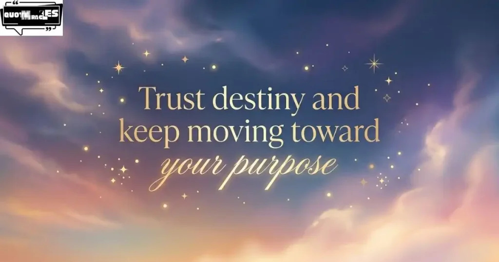 Short Destiny Quotes for Instagram Captions