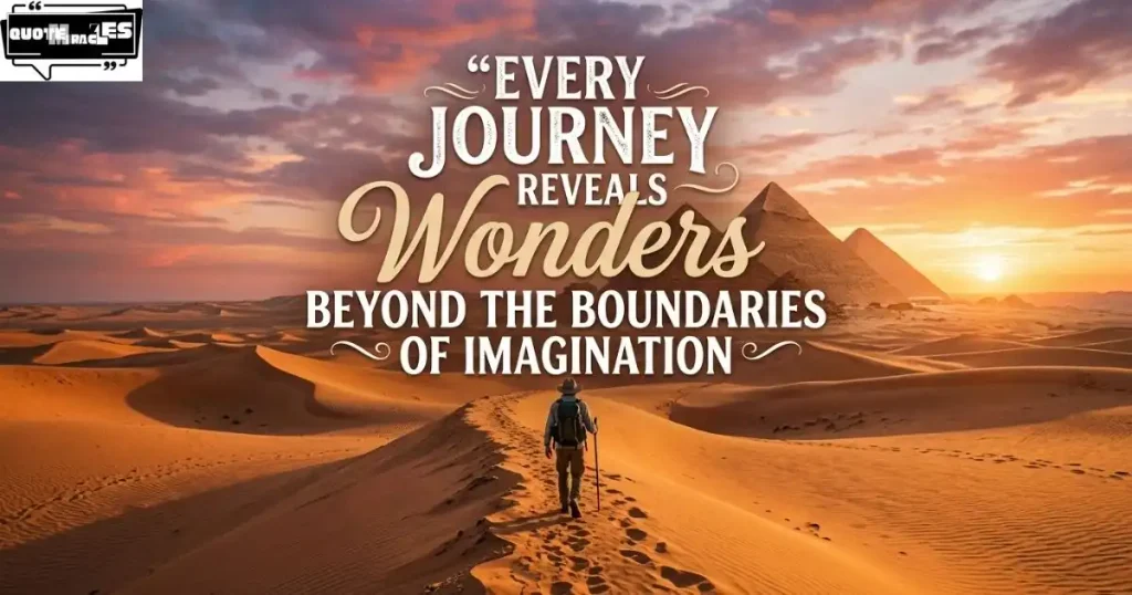 Adventure Pyramid Quotes About Travel & Discovery