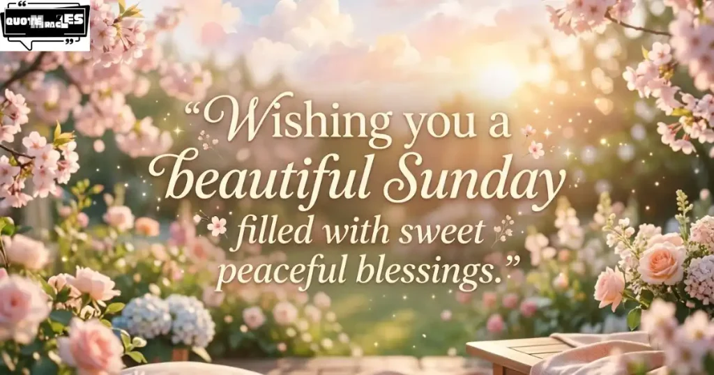 Beautiful Sunday Morning Blessings to Share