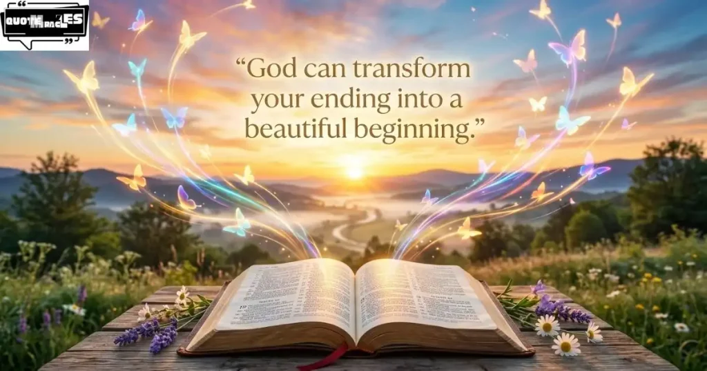Bible Verses About New Beginnings & Transformation