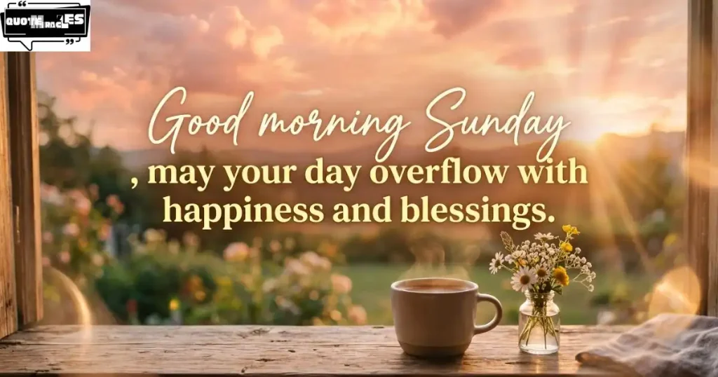 Good Morning Happy Sunday Blessings Images