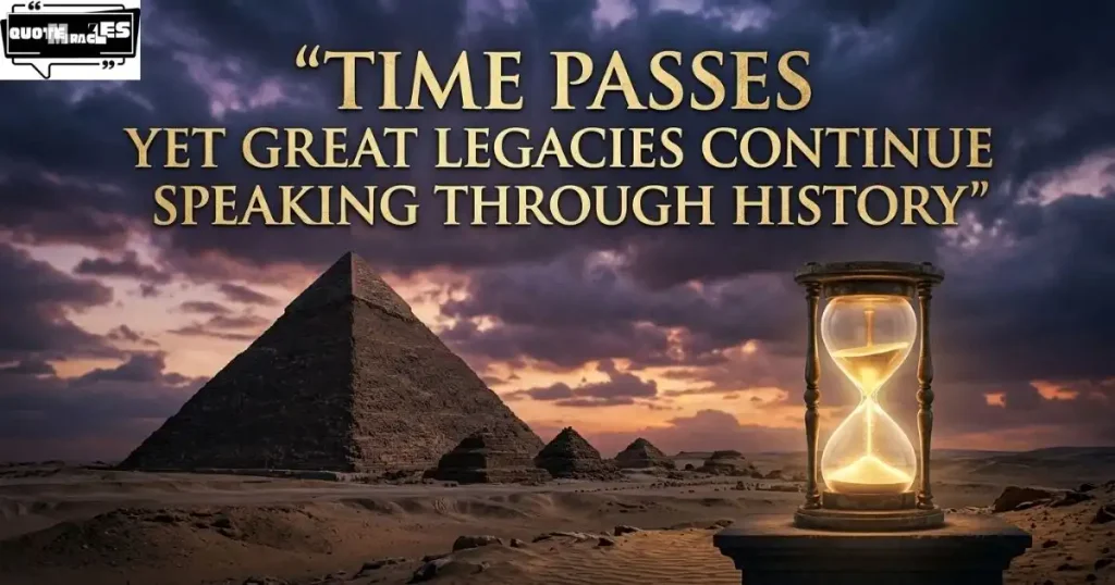 Great Pyramid Quotes About Time, History & Human Legacy