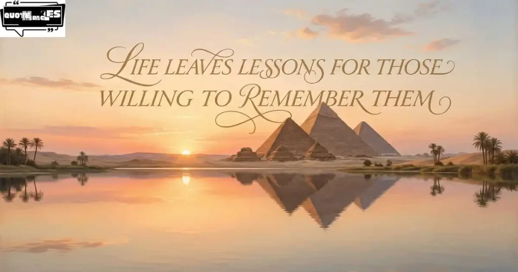 Meaningful Pyramid Quotes About Life