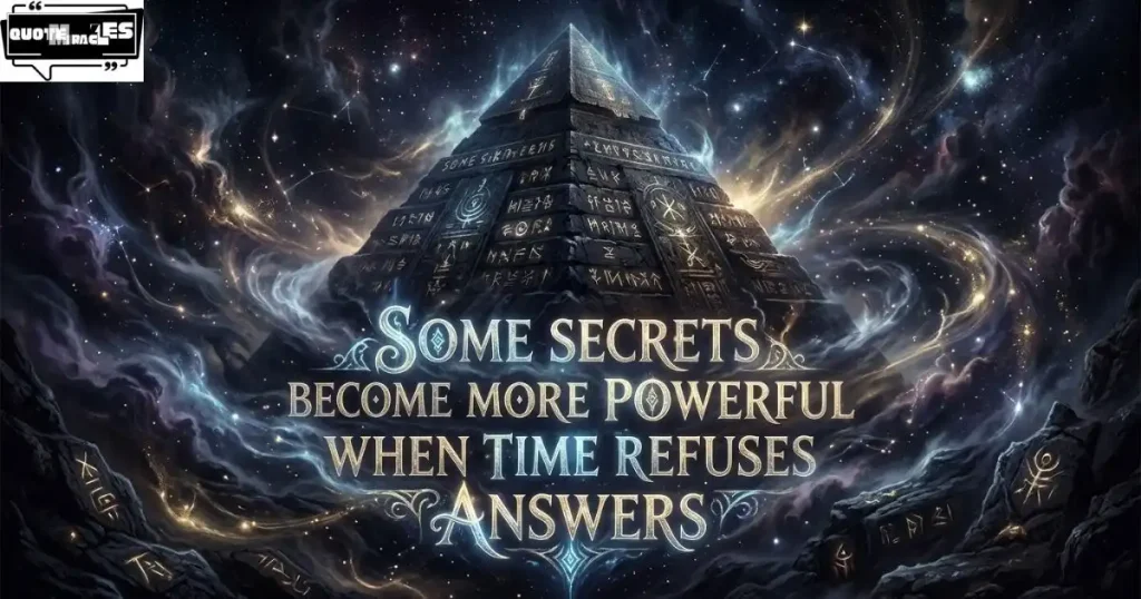 Mysterious Pyramid Quotes About Secrets