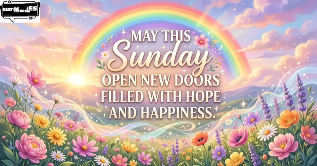 Positive Sunday Blessings for Hope