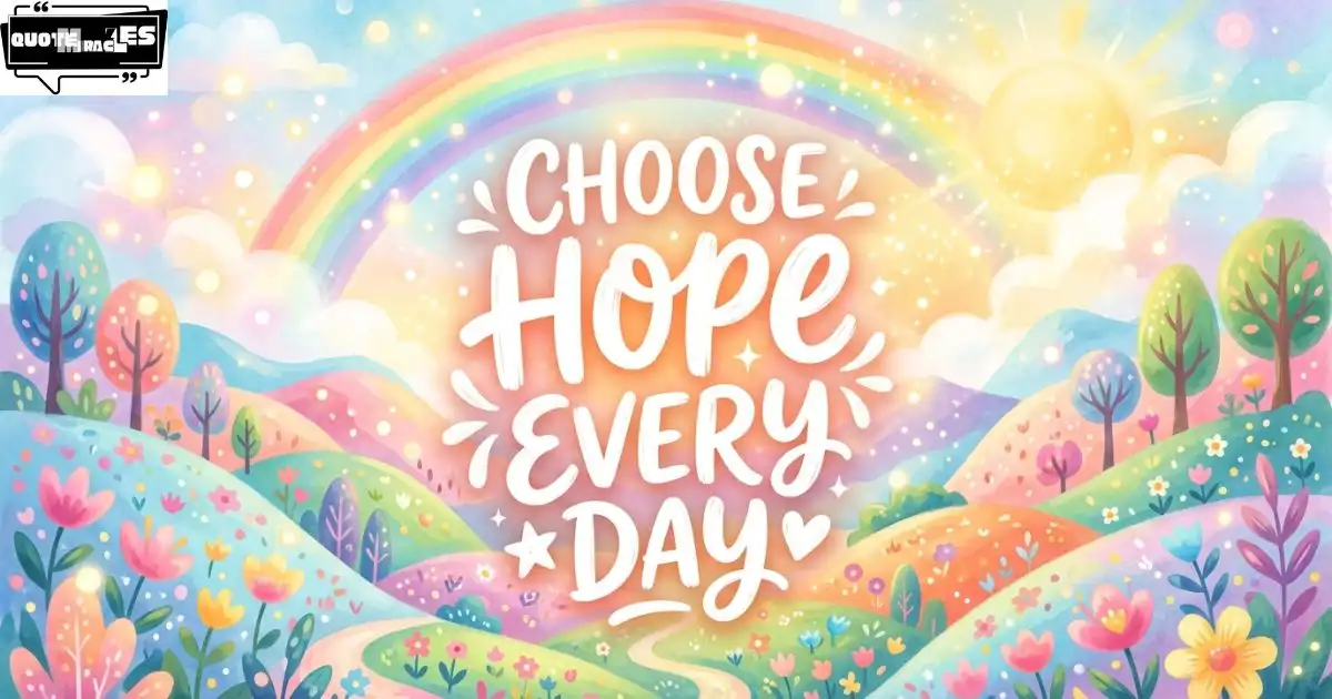 Positive Words of Encouragement for Hope and Happiness