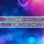 Romantic Love Quotes