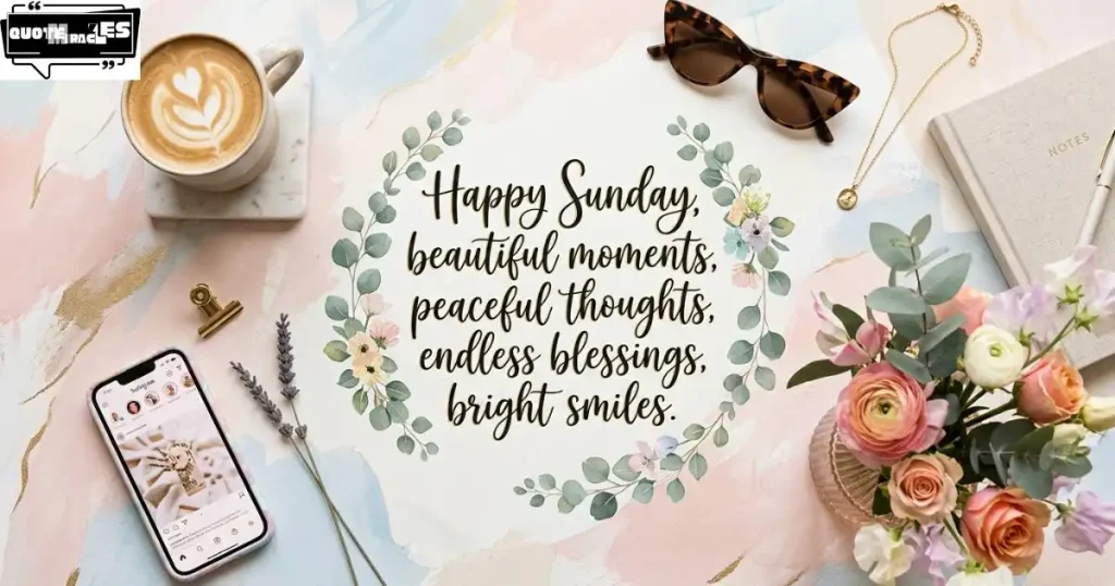 Short Happy Sunday Blessings for Instagram Captions