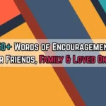 Words of Encouragement